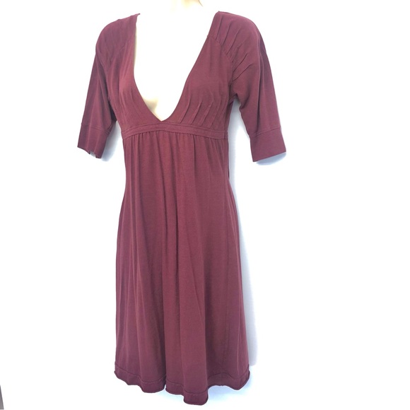 Element Brand Maroon Empire Waist Dress - Picture 3 of 16